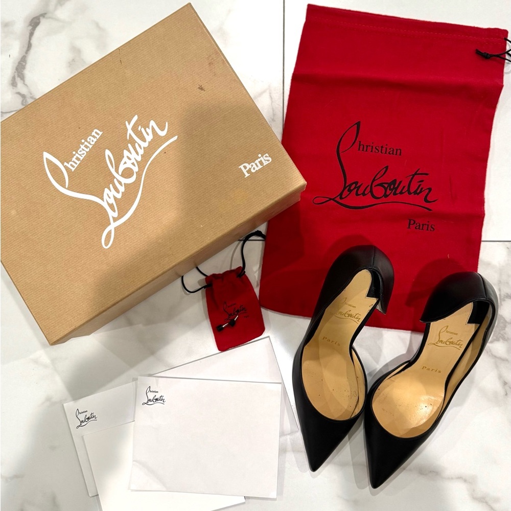 Christian Louboutin Iriza 85mm Pumps Black Heels